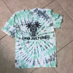Vintage Unisex DRIP N DYE Tie Dye Kava Kulture T-Shirt Size: Small